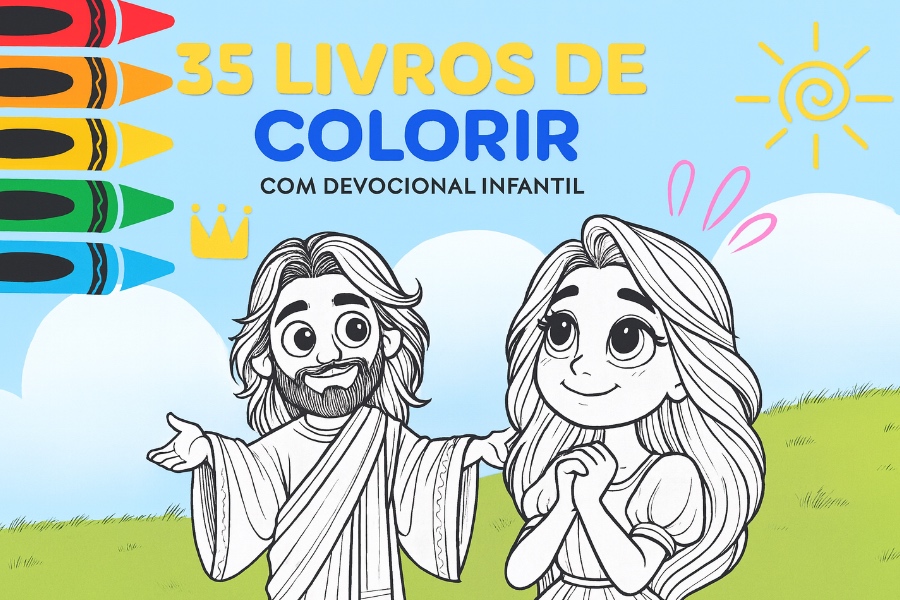 Bobbie Goods Cristão - 35 Livros de Colorir (PDF)